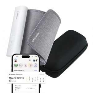 BUNDLE Withings BPM Connect + Travel Case - Tensiom&egrave;tre &Eacute;lectronique &agrave; Bras, Tensiometre Bras, Appareil Pour Mesurer La Tension, Brassard Tensiometre - Synchronisation Wi-Fi et Bluetooth (Withings France, neuf)