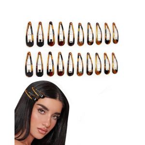 HUVZOR 20 Pi&egrave;ces Barette,Barettes Cheveux,Pince Plate Cheveux,Barrette Cheveux Femme,Barettes Cheveux Fille,pour Fille,Enfant,Femmes,Antid&eacute;rapant(5cm) (Volumetech OU, neuf)