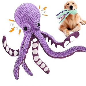 Auklet&reg;Jouet pour Chien - Nouveau Jouet &agrave; Son Oursin en Peluche, Entra&icirc;ne Attention, R&eacute;duit Aboie, Ideal pour Amuser Le Chien (Violet) (Auklet fr, neuf)