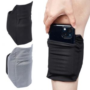 NICENEEDED Sangles de Jambe pour T&eacute;l&eacute;phone Portable pour Les Voyages Pochette de Jambe Ajustable pour Smartphone pour Femmes et Hommes Support de T&eacute;l&eacute;phone en Cuir de Veau Antid&eacute;rapant Noir (Niceneeded FR, neuf)