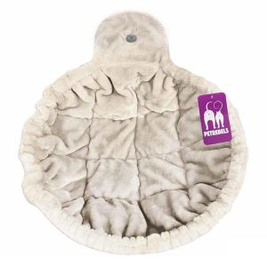 Petrebels Surface de couchage pour arbre à chat lavable, Ø 40 cm, pour troncs de Ø 9 cm à 12 cm, avec fermeture éclair, couleur beige/crème (Petrebels, neuf)