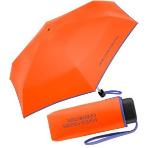 Benetton Parapluie de poche Ultra Mini Flat Solid, Rouge orange., 88 cm (RS-Versand, neuf)
