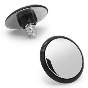 Bouchon d'antenne factice chrom&eacute; pour pare-brise arri&egrave;re de voiture - 22 mm (Tradefox GmbH, neuf)