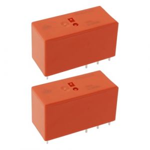 YINETTECH 2 Pi&egrave;ces Relais de Puissance S&eacute;rie RT DC RT424012 12 V CC 8 A pour Alimentation &eacute;lectrique Contr&ocirc;le D'appareils &eacute;lectrom&eacute;nagers (E-NETTECH, neuf)