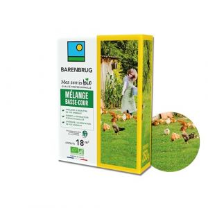 BARENBRUG - M&eacute;lange Basse-cour BIO - Am&eacute;liore Bien-&Ecirc;tre Animal - Production d&rsquo;&OElig;ufs de Qualit&eacute; - Production et Diversification Alimentation pour Animaux - Fabriqu&eacute; en France - 250G (Barenbrug, neuf)