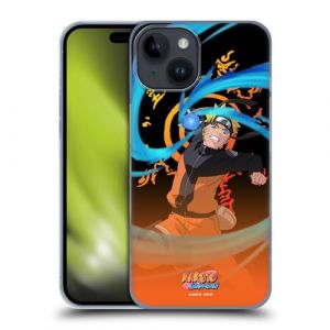 Head Case Designs sous Licence Officielle Naruto Shippuden Naruto Uzumaki Art Personnage Coque Dure pour l'arri&egrave;re Compatible avec Apple iPhone 15 (eCell, neuf)
