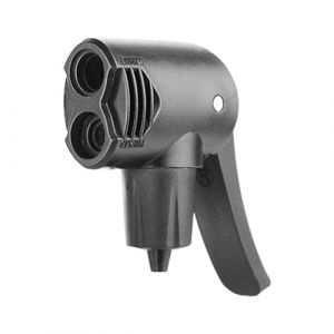 Tête de pompe universelle pour pompe à air, pompe à pied, pompe à vélo, remplacement double tête, Compatible avec Pompes Beto, Radkoo - Double Tête avec Levier de Blocage embout de gonflage (2) (RongTianYu, neuf)