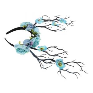 HONMEET Couronne De Artificielles Avec Branches Bandeau Floral Pour Photographie Déguisement Et Décoration (ATriss, neuf)