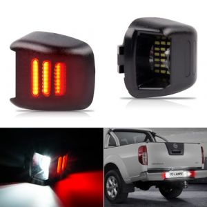 OZ-LAMPE &Eacute;clairage de plaque d'immatriculation LED pour Nissan Navara D40 Frontier Armada Titan Xterra Suzuki Equator, Canbus Pas d'erreur feux de plaque d'immatriculation &agrave; LED Feux Arri&egrave;re (gempro carparts, neuf)