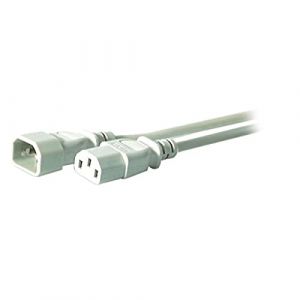 EFB-Elektronik EK507.3 câble électrique Gris 3 m Coupleur C14 Coupleur C13 - Cables électriques (3 m, Male Connector/Female Connector, Coupleur C14, Coupleur C13, Gris) (Stock Bureau Maison Bien-être, neuf)