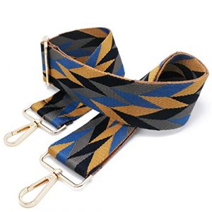Bandoulière pour Sac a Main Sangle Sac Bandouliere Femmes Réglable Bricolage Sangles Bretelle Remplacement Bag Purse Strap I02 5cm Gold (Kocris Casa EU, neuf)
