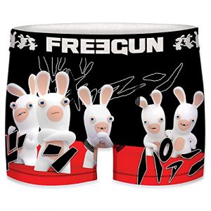 FREEGUN Boxer Homme Lapins Crétins (S, Team) (FRENCH MARKET, neuf)