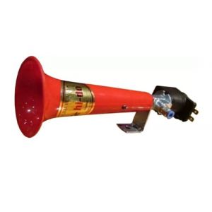 Klaxon &agrave; Air 12V Sifflet Turc Rouge 120dB 400Hz Trompe Puissante pour Voiture Camion Bus Bateau Moto &ndash; Avertisseur Sonore Universel Haute Pression (JJ AUTOBITS, neuf)