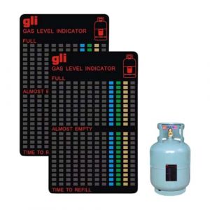 LACHT 2 Pi&egrave;ces Magn&eacute;tique Bouteille Gaz Propane Butane Indicateur De Niveau Jauge Caravane Voyage Camping (candy27seven, neuf)