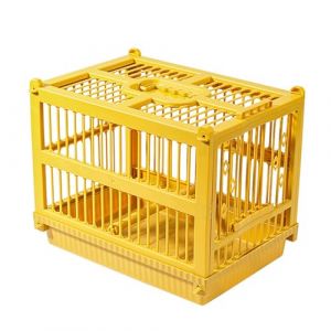 Xijobido Cage &agrave; oiseaux de voyage &ndash; Cage &agrave; poign&eacute;e pour oiseaux avec perchoir sur pied &ndash; Sac de transport ventil&eacute; pour perroquet, perruche, calopsitte, conure, pinson, ins&eacute;parable, cacato&egrave;s, voyage (xinjianfe, neuf)