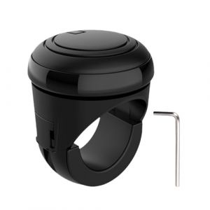 Bouton Tournant de Volant Voiture, Boule Poignée Volant Rotatif à 360° Antidérapante Booster Rotation pour Voiture Camion Tracteur Bateau (Voda FR, neuf)