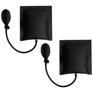 2 Pcs Coussin Gonflable se Levage, Coussin de Montage Gonflable Air Wedge Pumps, Pompes &agrave; Air pour Cale-Porte pour Installation de Porte Fen&ecirc;tres &Agrave; Domicile R&eacute;paration Automobile (Noir) (McBlast-FR, neuf)