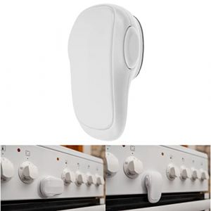 Verrou de Sécurité pour le Four, 1 pièce, Blanc, Sécurité des Enfants dans la Cuisine, Verrous adhésifs résistants à la Chaleur, Bloque Four pour Enfants, Bébé, pour le Lave-linge et le Micro-ondes (Your Day Mate, neuf)
