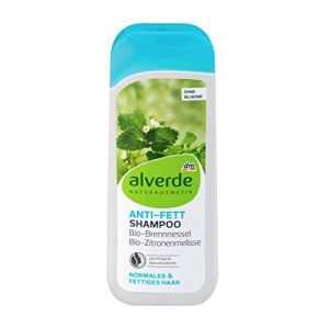 Alverde - Shampoing pour cheveux gras - Ortie & Melisse Citronnelle - bio - 200 ml (FinestShopping, neuf)
