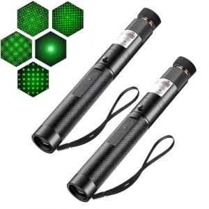 Pointeur Laser Vert Jouets Interactifs pour Chats Et Chiens, Laser Pointeur, Laser Chat, Jouets éLectriques Intelligents pour Les Exercices de Formation, par Laser Pointeur sans Fil Rechargeable (Serria, neuf)