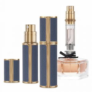 muilsae AG00DB Vaporisateur Parfum, 5 ml Flacon rechargeable, Vaporisateur de voyage portable, adapt&eacute; au sac &agrave; main, au voyage, pour femmes et hommes (bleu profond) (Aromamuse, neuf)