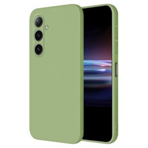 HONLEN Coque pour Samsung Galaxy S25+ / Samsung Galaxy S25 Plus Protection &Eacute;tui, (6.7" inches) Liquide TPU Silicone Case Anti Rayures Ultra Mince Souple Cover en Silicone Vert Matcha (HONLEN, neuf)
