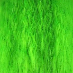 LINLINCD Anime Cosplay Perruque Fluffy Rouge Rose Blanc Orange Vert Blond Marron Perruque Cheveux Synthétiques Anime Cosplay Halloween Costume Fête Perruques pour Femmes Vert (qiu lai shan mao hang, neuf)
