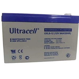 Ultracell UL9-12 12V 9Ah 9000mAh Rechargeable Lead Acid Battery (MONDIAL ELECTRONIC, neuf)