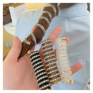 Elastique Cheveux Chouchous en résine for femmes, 1/3 pièces, corde à cheveux for ligne téléphonique, queue de cheval en cristal, bandeaux à haute élasticité, attaches for cheveux en résine, accessoir (ranlinshangmaohang, neuf)