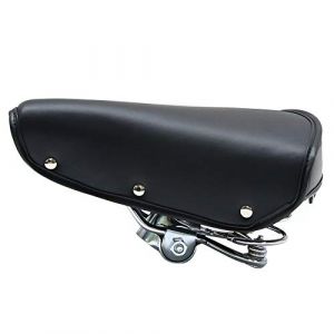TentHome Selle de Velo Ultra Confortable pour Homme et Femme R&eacute;tro, Selle Velo Confort avec Amortissement, Selles pour V&eacute;lo &agrave; Ressorts Vintage Noir (TentHome, neuf)