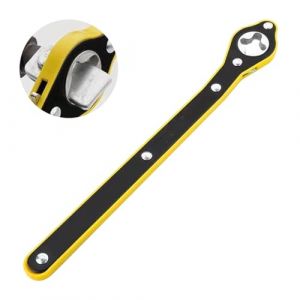 JNNJ Clé Cric de Voiture, Clé à cliquet pivotante à 360° pour l'automobile, Clés à Cliquet Automatiques Pour Cric à Ciseaux De Voiture, Clé à écrou Roue Garage pour Voiture, SUV et Autres Véhicules (KJHmaoyi, neuf)