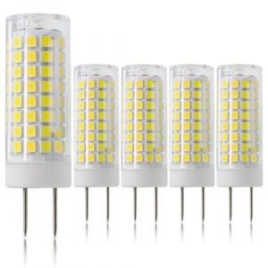 G4 LED Ampoule 10W, 10W &eacute;quivalent &agrave; 100W halog&egrave;ne, 1000lm, 5 Ampoules LED, AC220V - 240V, Angle de Faisceau de 360 &deg;, pour l'&eacute;clairage Domestique(Warm White 3000K) (SXAIYA, neuf)
