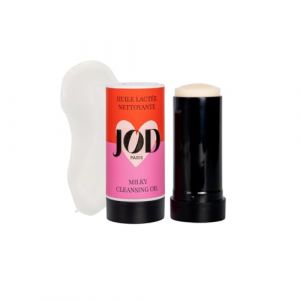 JOD - Huile Lact&eacute;e Nettoyante, nettoyant et d&eacute;maquillant visage en stick, tous types de peaux y compris sensibles, sans eau = sans conservateurs, format voyage. 100% d'origine naturelle. (JOD Cosmetics, neuf)