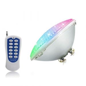 Éclairage De Piscine - Spot Exterieur, Lampes De Piscine LED Submersibles 12 V, Éclairage Sous-marin Étanche Avec Télécommande, Ampoules IP68 RGBW PAR56, Éclairage Sous-marin LED Pour Piscine (PZJDFDC, neuf)