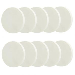 Éponges de maquillage, 10pcs de maquillage rond 3, 5 pouces bouffés, éponge d'applications doux et humide et humide, éponge cosmétique réutilisable lavable bouffée. (hezhiHZHZ, neuf)