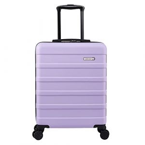 Cabin Max Anode 55x40x20 cm Valise Bagage à Main légère Rigide 4 Roues Serrure à Combinaison, Lavande, 55 x 40 x 20 cm (Cabin Max EU, neuf)