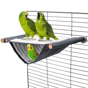 Lit superposé pour oiseaux, cage à oiseaux, accessoires pour cage à oiseaux, cages à oiseaux, cages à oiseaux, cage à oiseaux, tente pour perroquets, alouettes, cacatoès, mandarine, canard, hamster (PEACH WONG LIMITED, neuf)
