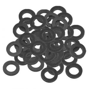 PATIKIL Joint Plat En Caoutchouc M15, Lot De 80, Diamètre Intérieur 15mm, Diamètre Extérieur 23mm, Épaisseur 2.5mm, Joint D'étanchéité Espaceur Pour Robinet Tuyau Raccord Boulon, Noir (PATIKIL UK, neuf)