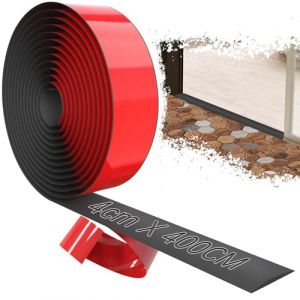 TXXATX 400cmx4cm Barre de Seuil Adhesive Noir Seuil de Porte Adhesif Autoadh&eacute;sive Barre de Seuil Large PVC Bande de Transition pour Couvrir Les Espaces Entre Carrelage Parquet Sol Tapis (JiaFangTrading, neuf)