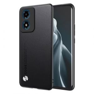 EASSGU Coque de T&eacute;l&eacute;phone pour Motorola Moto E14 / G04S / G04 / G24 / G24 Power (6.5" inches), Etui en Cuir de Style Business - Noir (EASSGU, neuf)