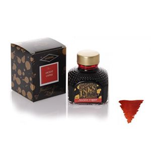 Diamine Flacon d'encre de stylo plume, 80 ml, turquoise Cuivre vieilli (Europens, neuf)
