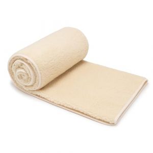 Couverture Laine Merinos 220x200 cm - Couverture Mouton Chaude - 100% Laine Merinos - Grande et Moelleuse - Poids 500g/m2 - Mat&eacute;riau Respirant (Wool-Stam, neuf)