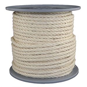 En sisal diamètre: 8 mm-longueur 50 m de bobine de corde de sisal (Gepotex, neuf)