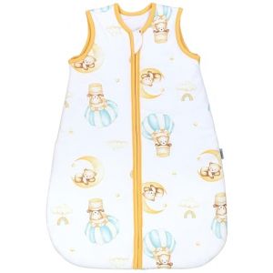 TupTam Gigoteuse B&eacute;b&eacute; 2.5 TOG Toutes Saisons &ndash; Turbulette Coton OEKO-TEX, Ballon/Ours/Lune, 80-86 (LotteStyle, neuf)