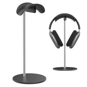 SHUOSUO Support pour Casque, Porte pour Headset de Bureau avec Base en Aluminium, Compatible avec AirPods Max, Beats, Bose, B&O, Sony, Sennheiser, Gaming (Noir) (YUTAO TECH, neuf)
