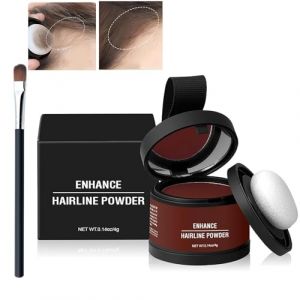 Waverloo Magic Root Cover Up, Waverlo Root Cover, Enhance Hairline Powder, Magic Root Cover Up, Powder Instantly Conceals Magic Color Root Touch Up (Dark Auburn) (Ling Rui, neuf)