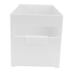 FRCOLOR 1 Boîte Coffre De Rangement Cuisine Porte-objets Pour La Maison Paniers De Rangement Garde-manger Organisateur De Stockage De Jouets Porte-conteneur Blanche Abs En Plastique (Laners, neuf)