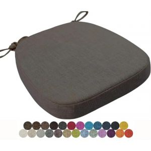 Coussin de Chaise 40x38/43x40/43x42cm Coussins de Si&egrave;ge Amovible Lavable Galette de Chaise, pour Int&eacute;rieur et Ext&eacute;rieur, Bureau, Salle &agrave; Manger, Maison, Jardin(Color3,40x38x5cm) (amzgyc, neuf)