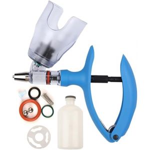 Pistolet Injecteur de Seringue pour Volailles, Flacon de Seringues Automatiques &agrave; Injection Continue pour L'Administration de Vaccins Aux Animaux D'&eacute;Levage(D-5ml) (Profite de la vie-fr, neuf)