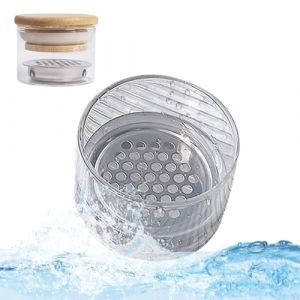 Tasse de rin&ccedil;age pour brosse &agrave; ongles - Tasse de rangement et filtre, petit porte-gobelet pour lavage des ongles avec couvercle | Tasse de lavage de stylo &agrave; ongles, tasse de rangement pour brosse en (hopjlq, neuf)